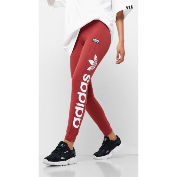 🍁 LAST ONE New adidas spell out leggings Large L - Picture 2 of 6